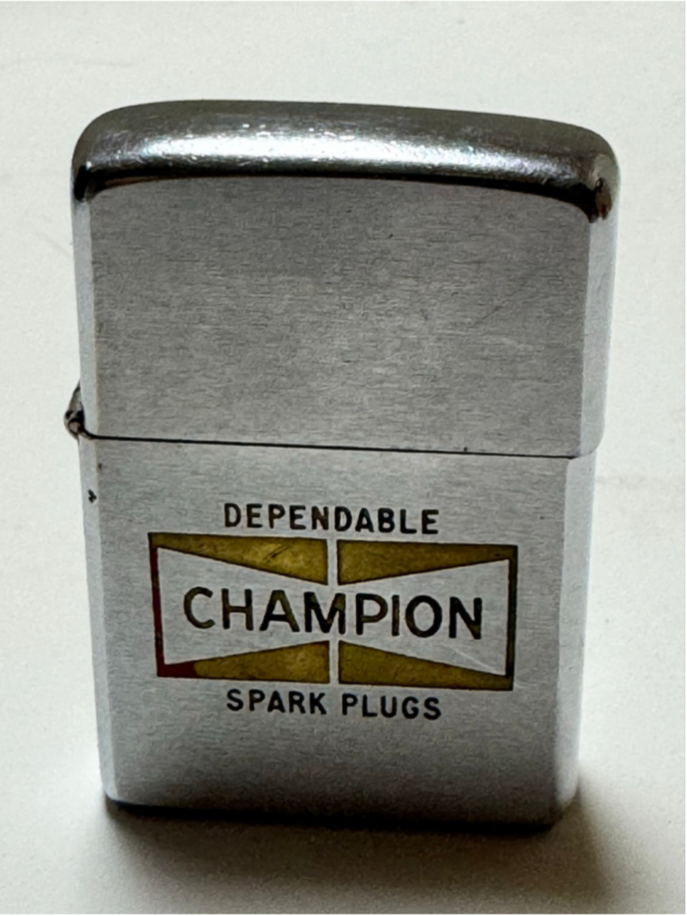 1970 Zippo Champion Spark Plugs Lighter Advertising
